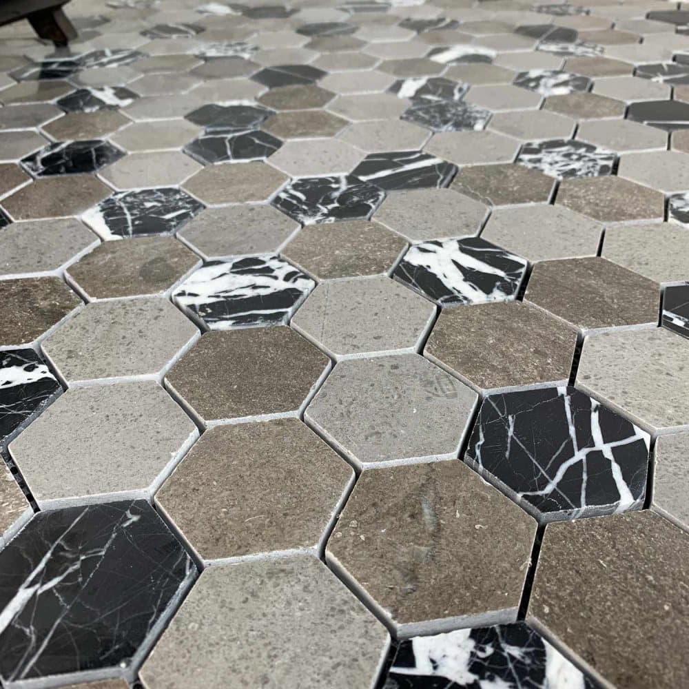 Mosaik D-sign Hexagon Mixed Stone