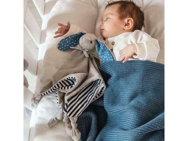 Whisbear Whisbear DouDou filt gosig kanin grå