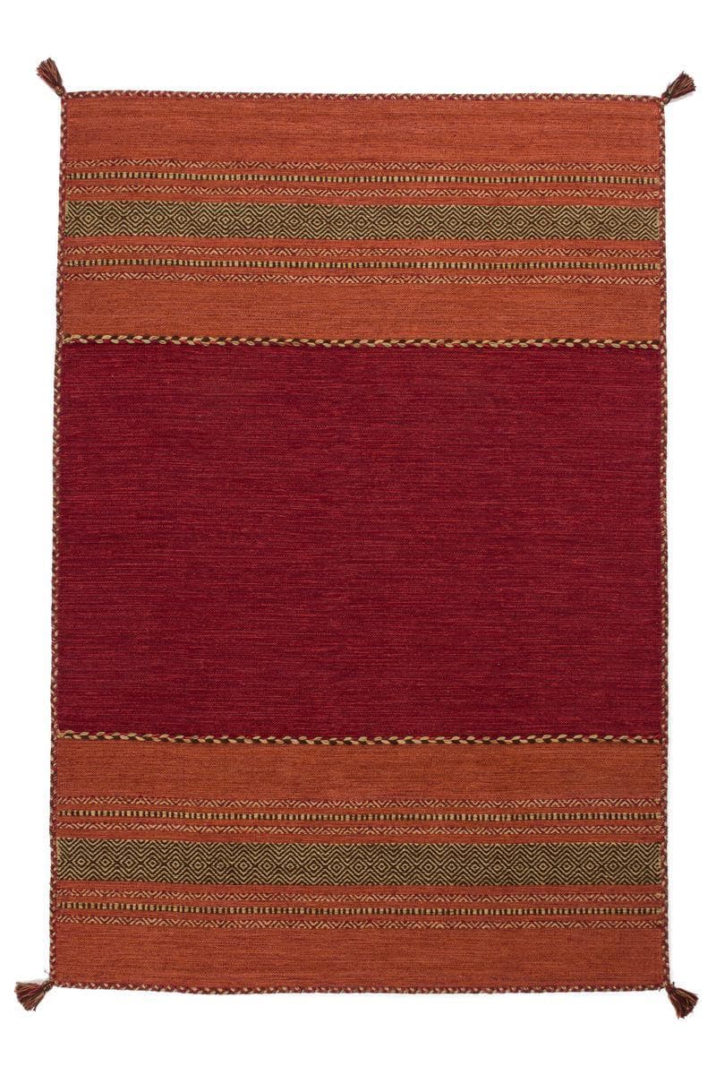 Handknuten Alhambra Matta 335 Röd