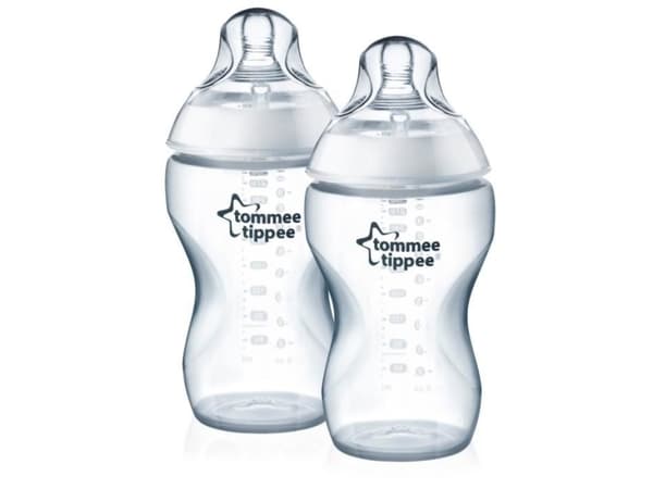 Tommee Tippee Biberons Easi-Vent, Gjennomsiktig, Hvit