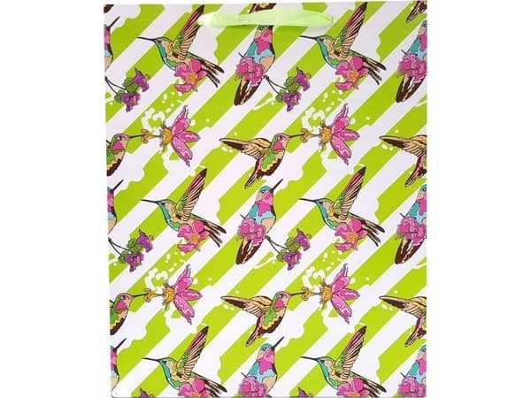 JU-PITER Presentpåse flamingos 1295B 26x32x12cm p12, pris per 1 st