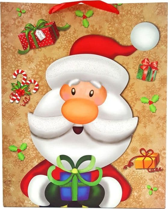 JU-PITER Julklappspåse 4253B 26x32x12cm p12, pris per 1st