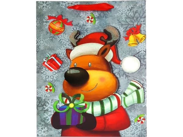 JU-PITER Julklappspåse 4253B 26x32x12cm p12, pris per 1st