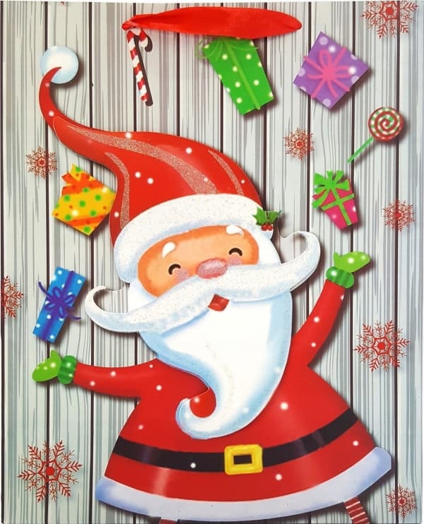JU-PITER Julklappspåse 4258B 26x32x12cm p12, pris per 1 st