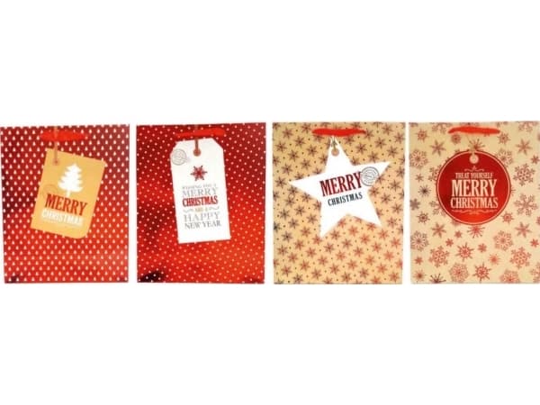 JU-PITER Julklappspåse 8970B 26x32x10cm p12, pris per 1 st