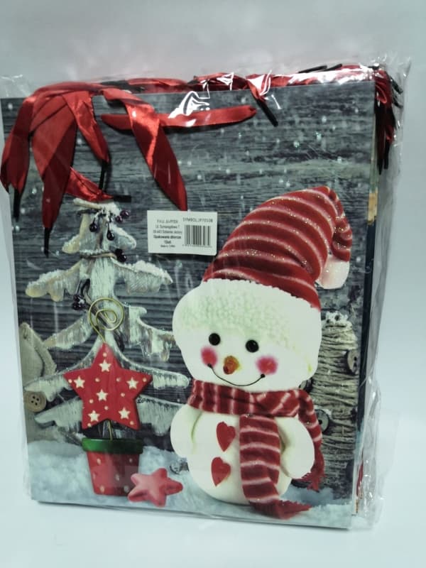JU-PITER Julklappspåse 7050B 26x32x12cm p12, pris per 1 st