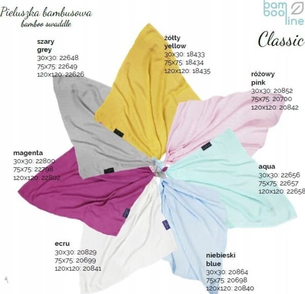 Texpol BAMB. 120X120 CLASSIC AQUA 170G FAT.1