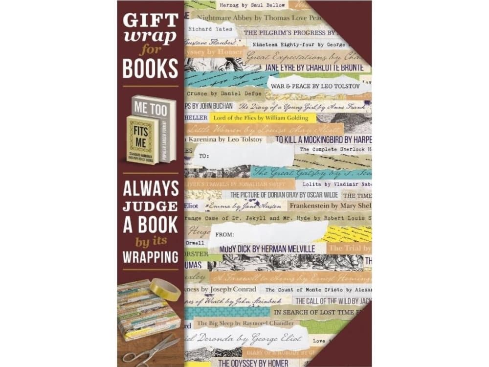 IF Gift wrap Book paper Reading list