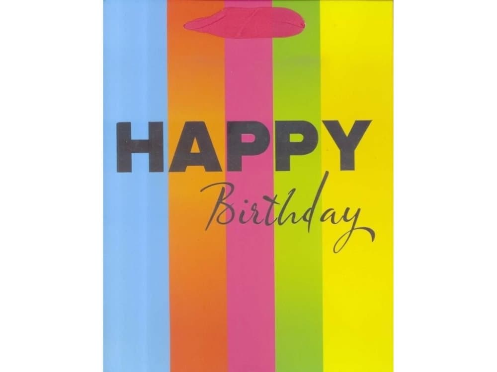 WDS Sandomierz Gift bag L Happy Birthday (1323-2)