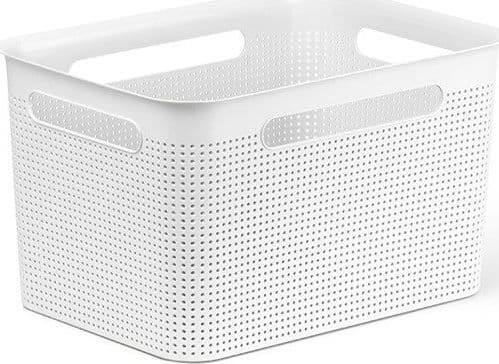 Rotho Storage Box16l Brisen White