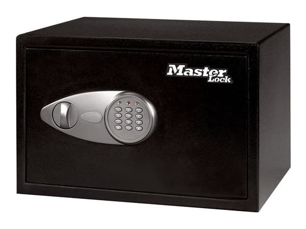 Master Lock Medium No. X055ML - Pengeskap - solid stål - grå, svart