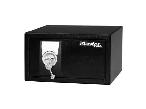 Master Lock Small No. X031ML - Pengeskap - solid stål - grå, svart