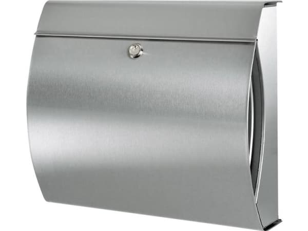 Burg-Wächter Mailbox With Newspaper Compartment Without Nameplate, Stainless