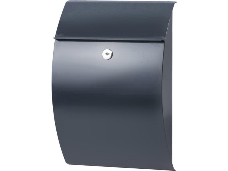 Postkasse Burg Wächter CAPRI 813 ANT Stålplade Antracit Nøglelås