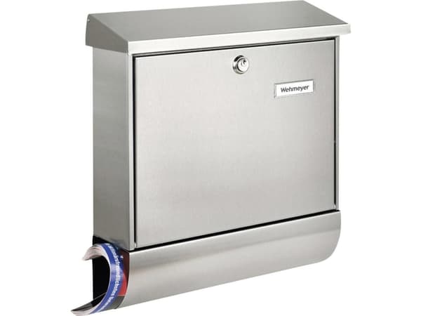 Postbox Burg Wächter AMRUM-SET 38670 NI Rostfritt stål Silver Nyckellås