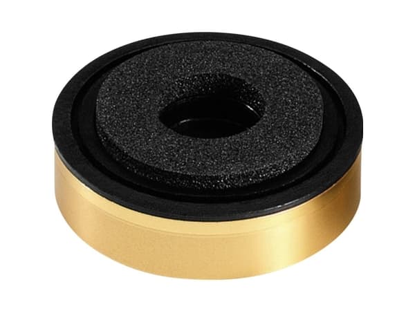 Monacor HF-35G Chassisfod Guld, Sort 1 stk