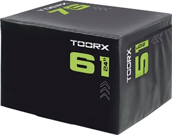 Toorx AHF-199, Yksi plyobox-hyppylaatikko, Vaahto, Polystyreeni, Musta, 76 cm, 61 cm, 51 cm