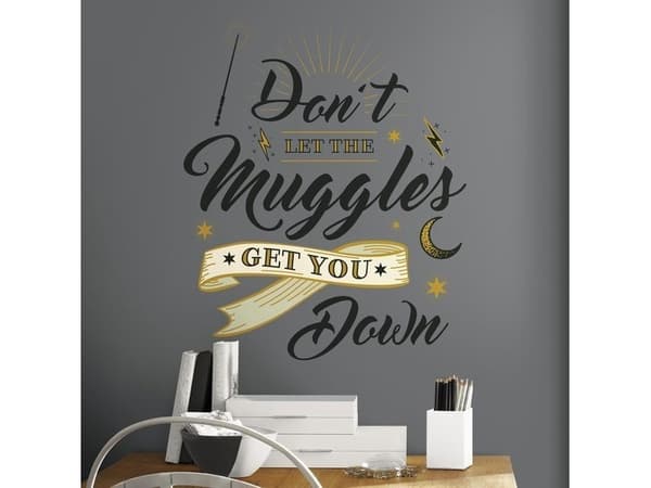 Harry Potter MUGGLES QUOTE Wallstickers