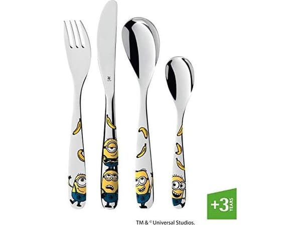 WMF 12.8607.6040, Bestick för barn, Flerfärgad, Rostfritt stål, Rostfritt stål, Pojke/flicka, 3 år, Tyskland