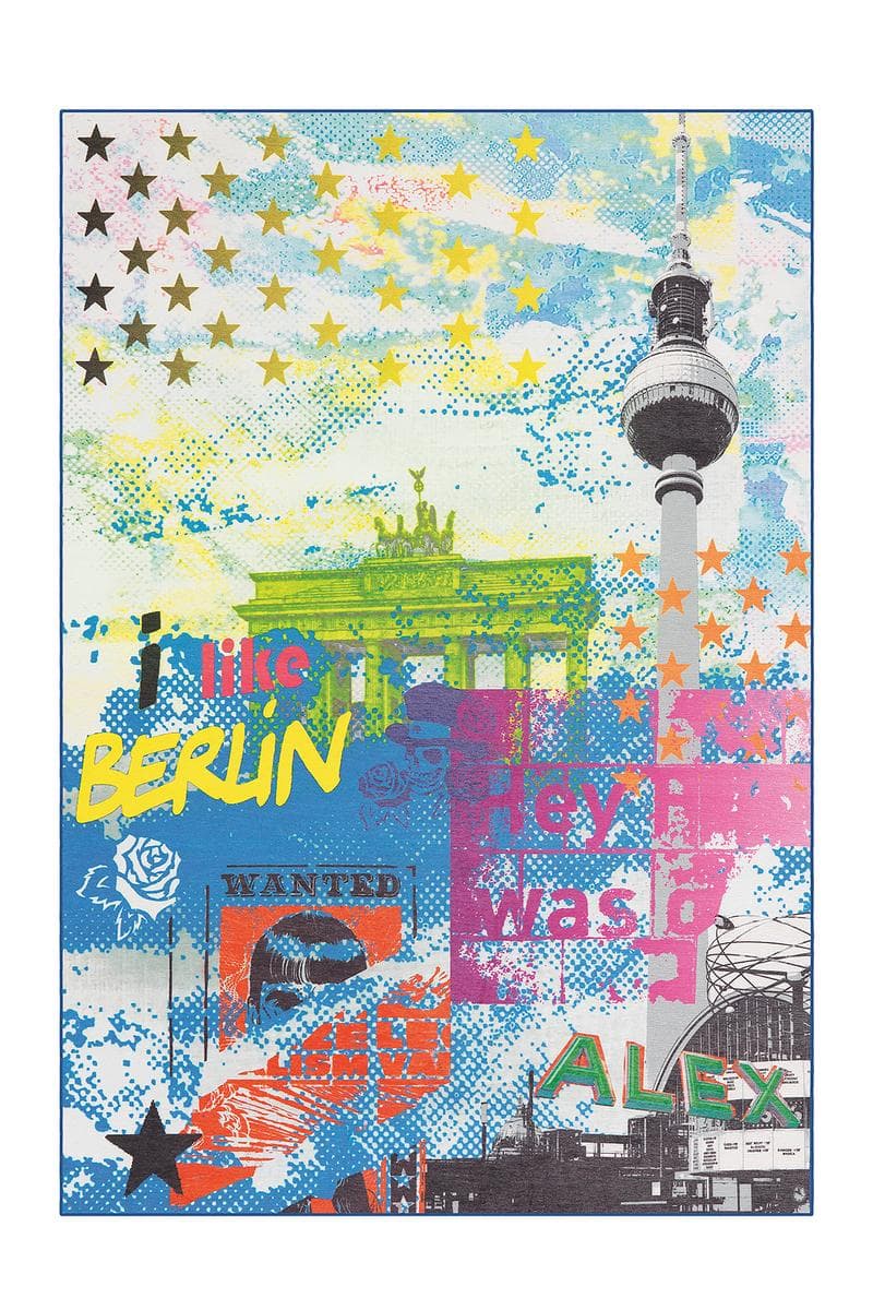 Ferdes Matta Fojo Flerfärgad Berlin 80x150cm