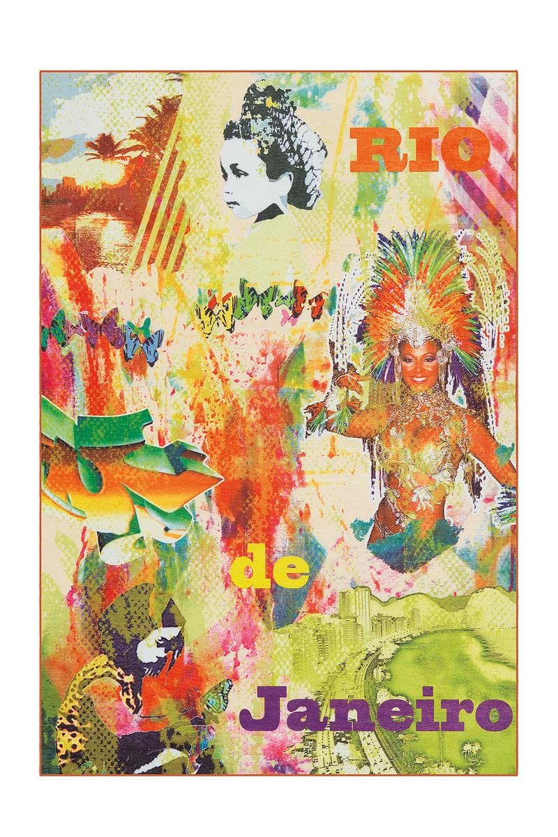 Ferdes Matta Hojo Flerfärgad Rio 40x60cm