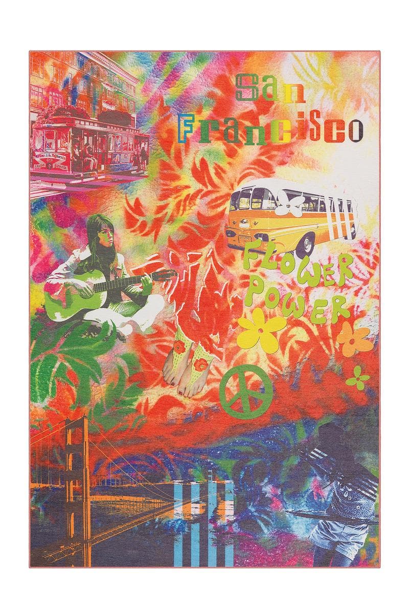 Ferdes Matta Sojo Flerfärgad SanFran 80x150cm