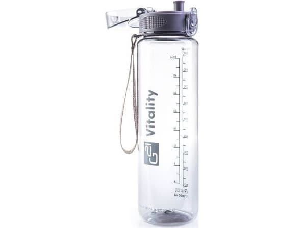G21 Bottle G21 1 liter with a measure BPA Free gray