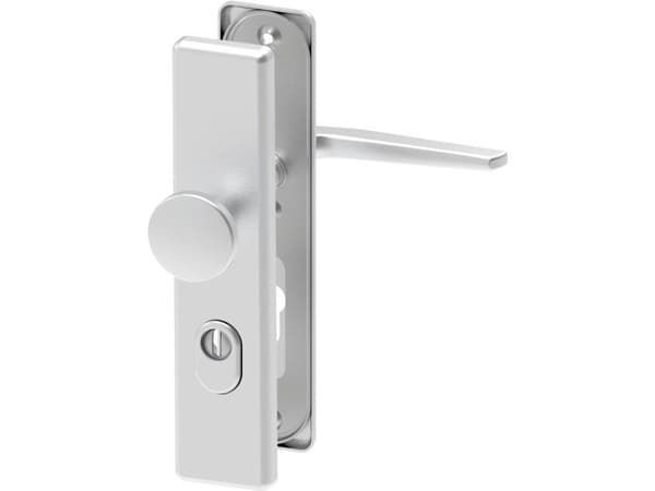 BASI 7500-0301, Käytäväoven kahva, Sisätila ja ulkotila, Alumiini, Alumiini, Matta, 248 mm