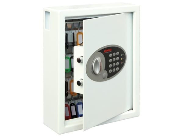 Phoenix Safe Co. Cygnus KS0032E, Metalli, Valkoinen, 48 koukku(a), Elektroninen, 300 x 100 x 360 mm
