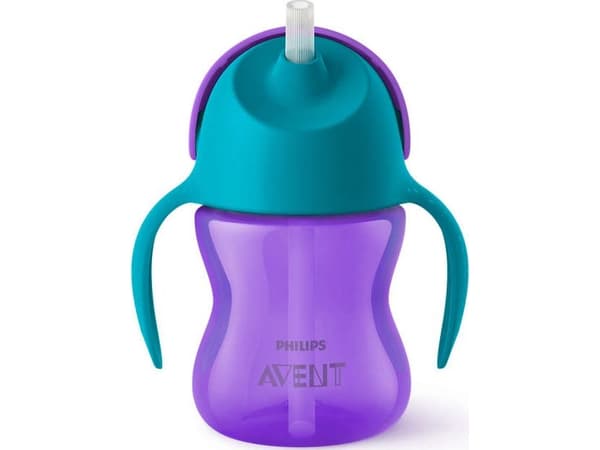 Philips AVENT Bendy-kopp med sugerør 200 ml, 9 m+, enkeltpakning