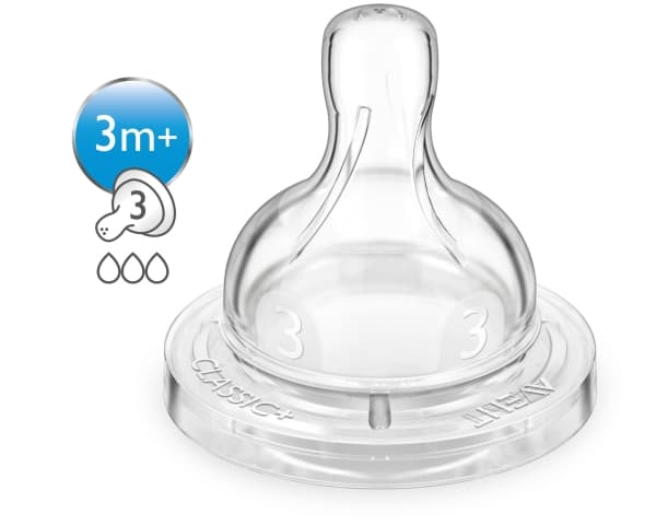 Philips Avent SCF633 - Medium flow nipple (en pakke 2)