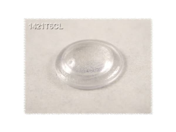 Hammond Electronics 1421T6CL Chassisfod Selvklæbende, Rund Natur (Ø x H) 7.9 mm x 2.2 mm 24 stk