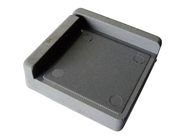 PB Fastener 121845 Dämpningshörn Grå (L x B x H) 75 x 75 x 25 mm 1 st