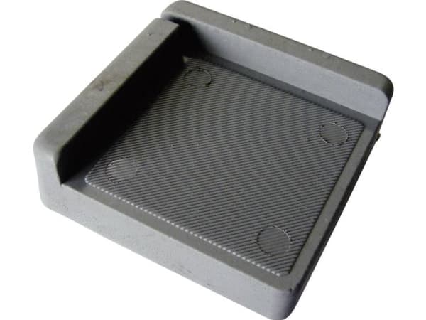 PB Fastener 121845 Dämpningshörn Grå (L x B x H) 75 x 75 x 25 mm 1 st