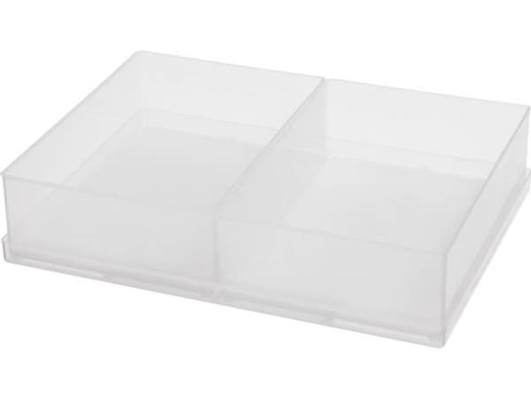 raaco 136495, Set med avdelare, Transparent, Polypropylen (PP), 220 mm, 160 mm, 47 mm