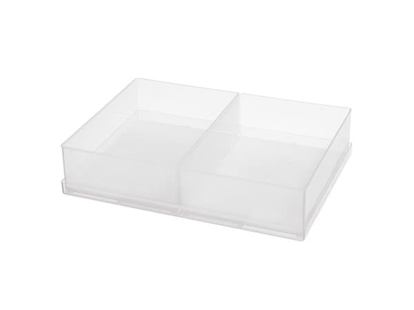 raaco 136495, Set med avdelare, Transparent, Polypropylen (PP), 220 mm, 160 mm, 47 mm