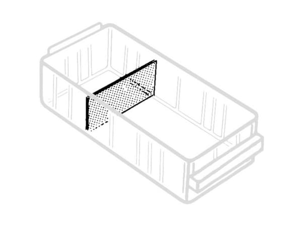 raaco ESD 150-01, Set med avdelare, Svart, Polypropylen (PP), Drawer 150-01, 64 mm, 1,4 mm