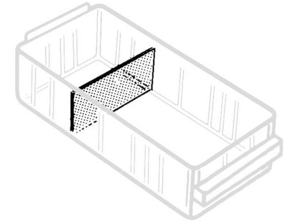 raaco ESD 150-01, Set med avdelare, Svart, Polypropylen (PP), Drawer 150-01, 64 mm, 1,4 mm