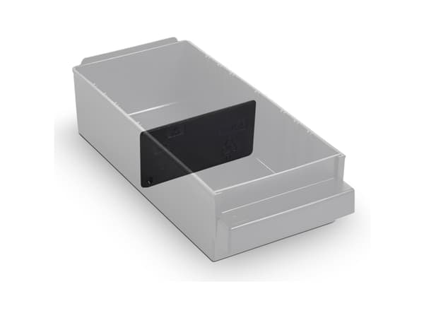 raaco ESD 150-01, Set med avdelare, Svart, Polypropylen (PP), Drawer 150-01, 64 mm, 1,4 mm