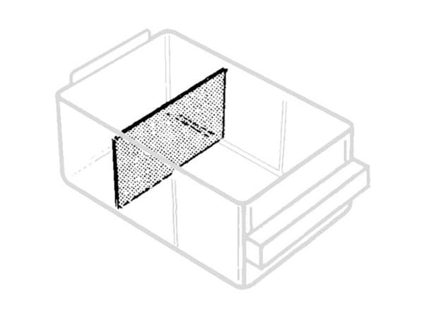 raaco ESD 150-00, Skillesett, Sort, Polypropylen (PP), Drawer 150-00, 52 mm, 1,6 mm