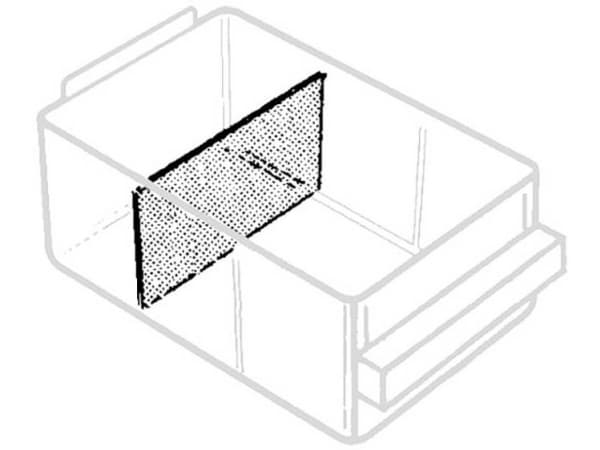 raaco ESD 150-00, Skillesett, Sort, Polypropylen (PP), Drawer 150-00, 52 mm, 1,6 mm