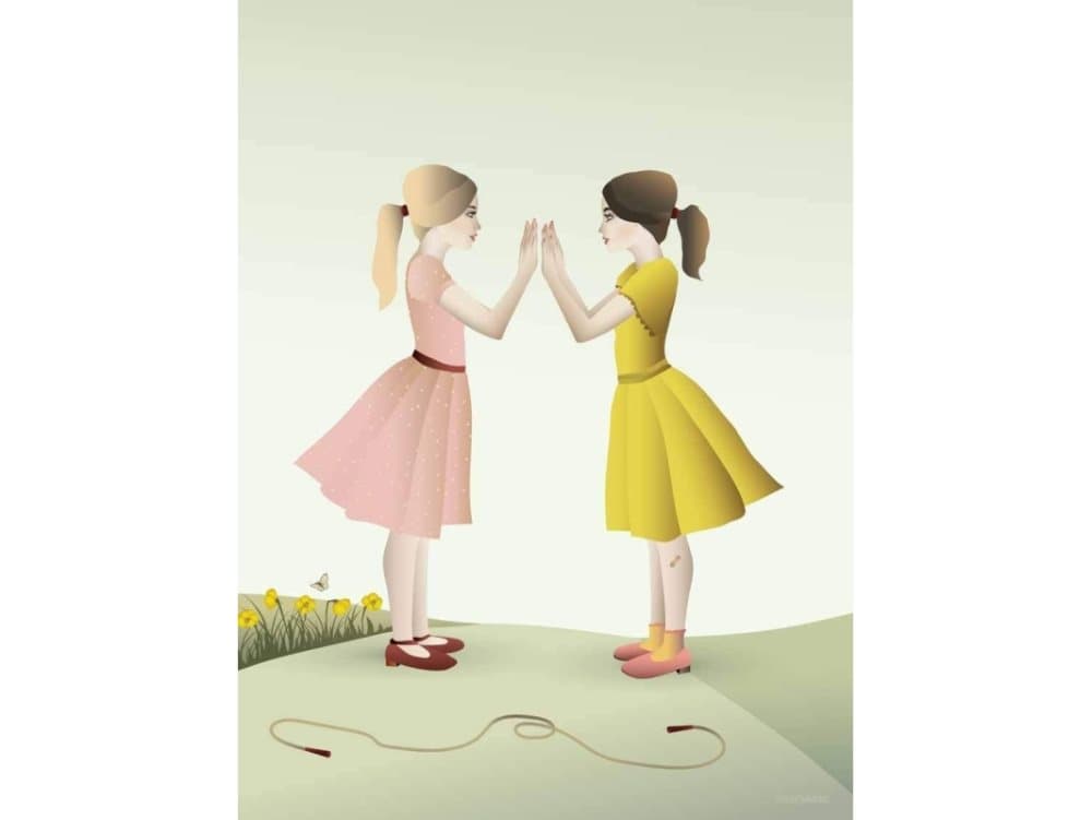 Vissevasse Friends Forever Poster 30x40cm