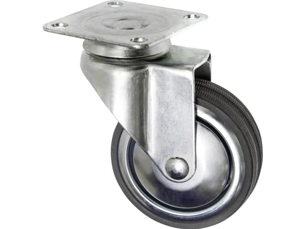 Toolcraft TO-5137911, Svart, Krom, 70 kg, Gummi, 1 stykker, 8 cm