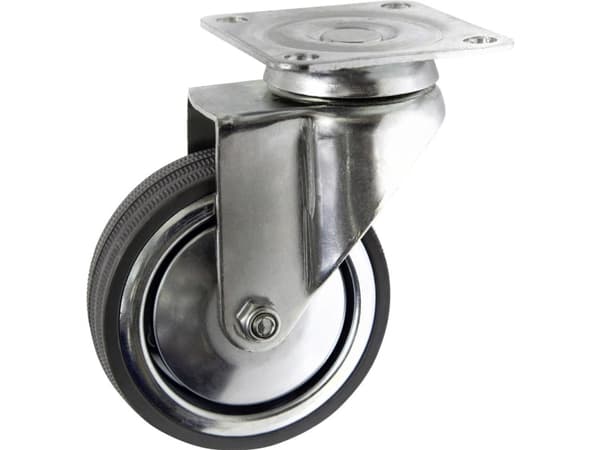 Toolcraft TO-5137911, Svart, Krom, 70 kg, Gummi, 1 stykker, 8 cm