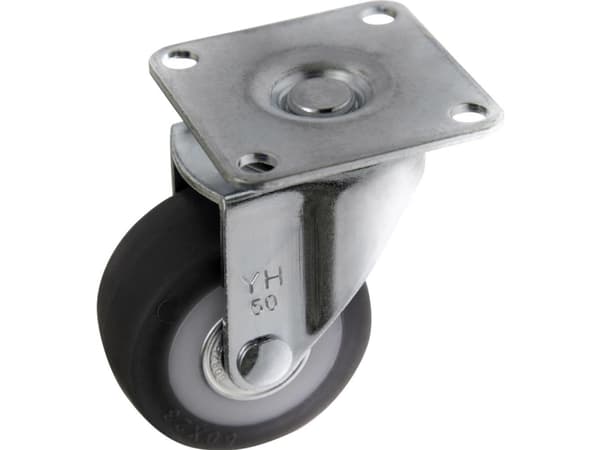 Toolcraft TO-5137866, Musta, Metallinen, 50 kg, Kestomuovinen elastomeeri, 1 kpl, 5 cm