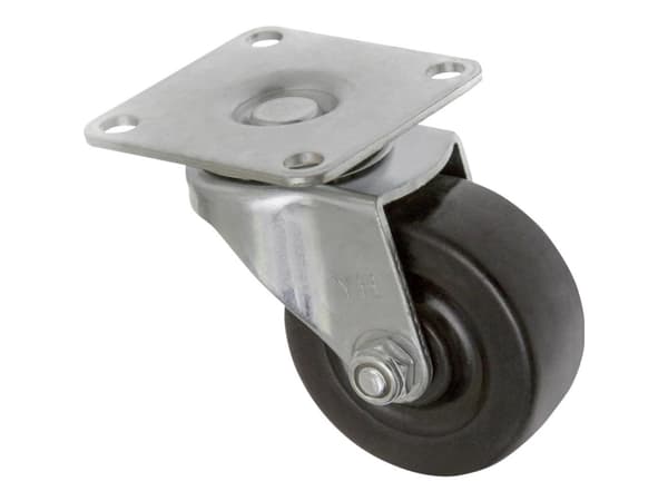 Toolcraft TO-5137884, Musta, Metallinen, 50 kg, Kumi, 1 kpl, 5 cm