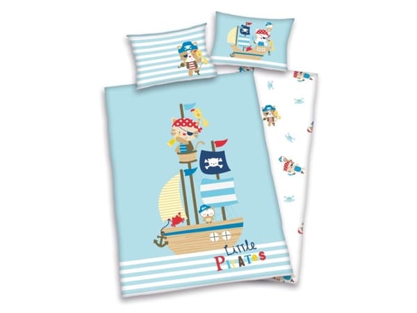 Pirat Junior Sengetøj 100x135 cm - 100 procent bomuld