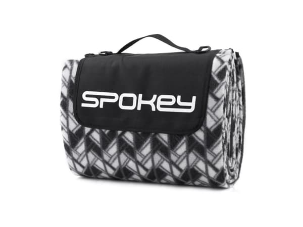 Spokey 922272, 210 x 180 cm, Svart, Vit, Mönstrad, Polyvinylklorid (PVC), 290 mm, 390 mm