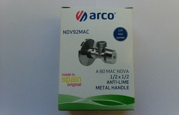 Arco Vinkelventil Nov Mac antistein 1/2"x1/2" (NOV92MAC)