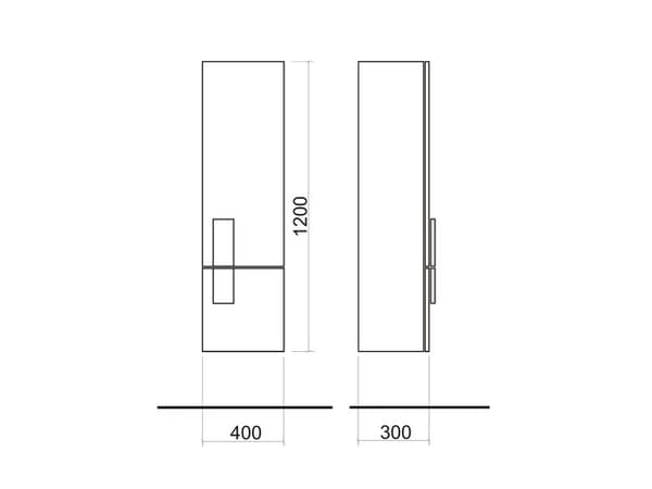 KFA Pylväs Duero 40cm sonoma tammi (5906031447799)